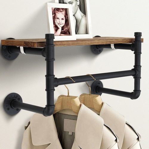 Industrial pipe clothes rack - clothes,