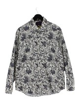 Hawes & Curtis Men's Shirt XL Cream 100% Other Basic