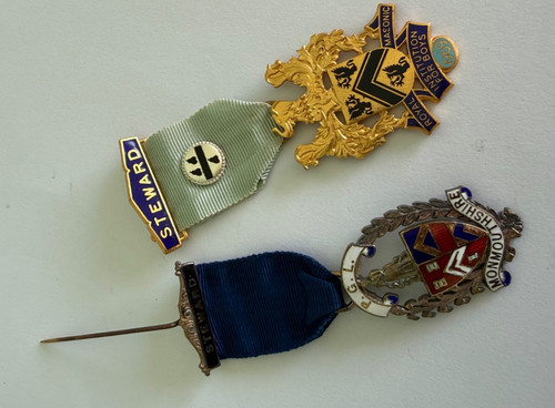 Two vintage masonic - vintage,