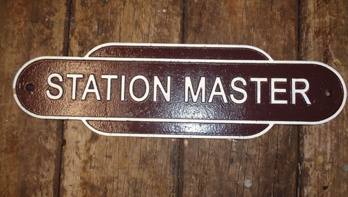 Lovely station master railway - lovely,