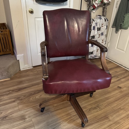 1950s antique banker chair - 1950s,