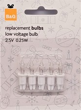 B&Q 05080335 5 x Clear Spare