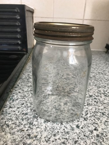 Vintage kilner jars with lids