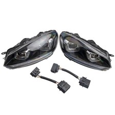 Pair Left Right DRL Running Headlights Lamps For VW Golf MK6 2008-2013 Models