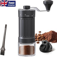 Manual Coffee Bean Mill External Adjustable Hand Crank Coffee Grinder Tool-Black