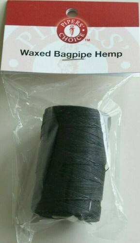 Bagpipe black waxed hemp - bagpipe,