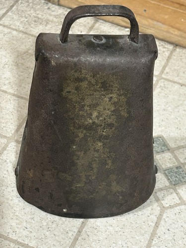Antique old cow - goat, bell