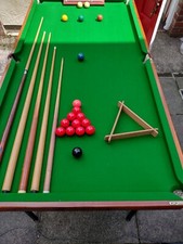 6ft folding snooker table
