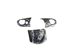 For MINI Carbon Fibre Steering Wheel Spoke Covers Forged Multi Function R56 R57 