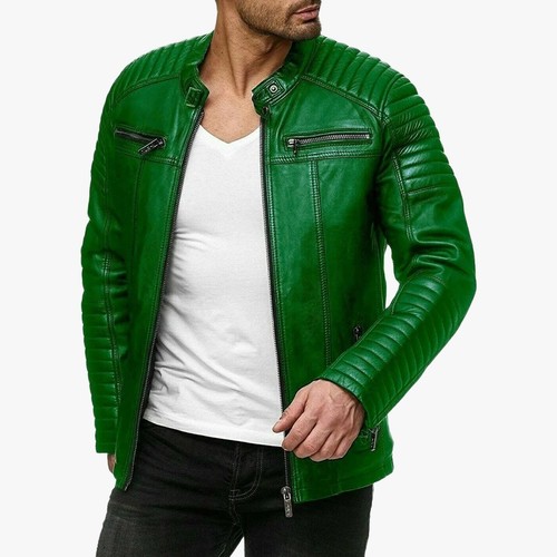 Men green cafe racer rider - green,