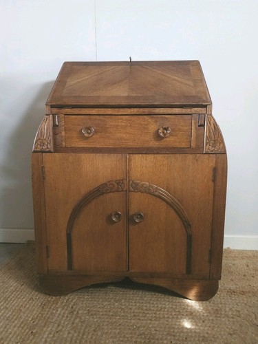 Vintage bureau oak - vintage, home