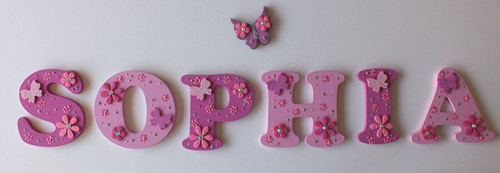 Girls hand decorated wooden - hand,