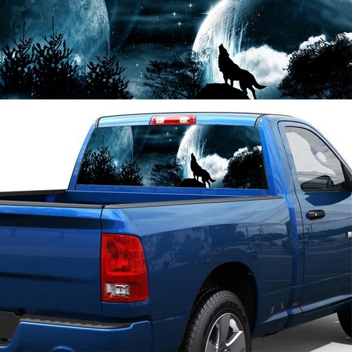 Rear window wolf howling - rear,