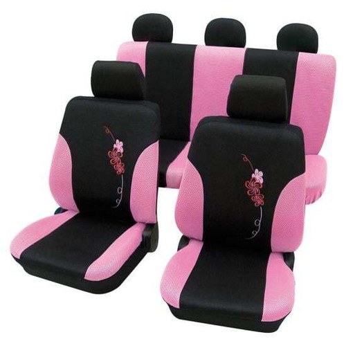 Girly car seat covers lady - car,