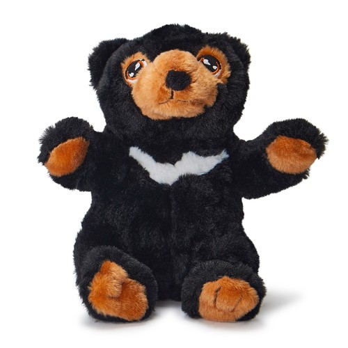 Black bear plush toy - toy,