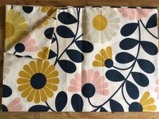 1 Pillowcase Handmade W/ New Orla Kiely Kimono Flower Cotton Percale Fabric New