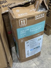 INTEX Metal Frame 10ft x 30in Above Ground Swimming Pool Set w/ Filter Pump