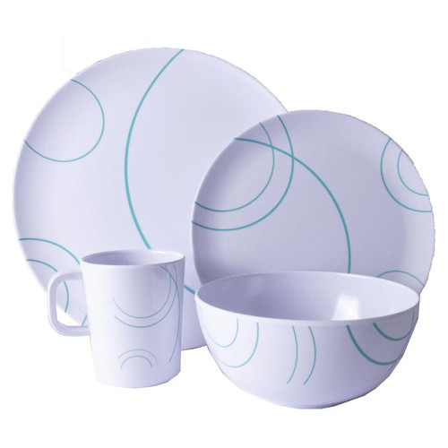 Swirl piece melamine picnic - piece,