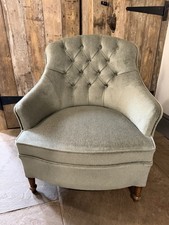 Vintage Button Back Tub Chair
