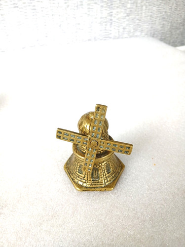 Vintage windmill brass dinner - vintage,