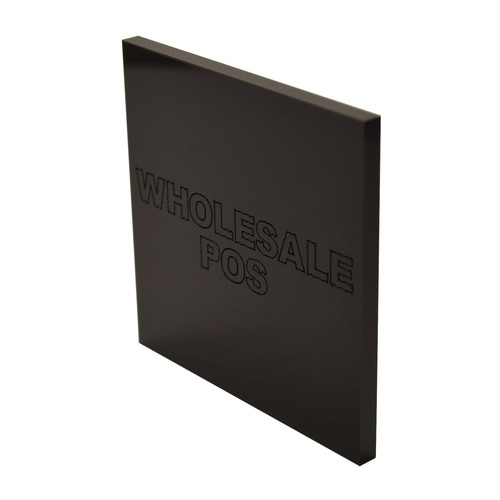 Black acrylic perspex sheet - black,