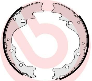Brake shoe set - shoe,