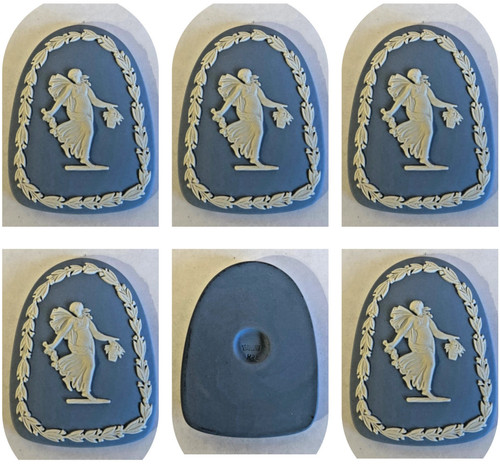 Wedgwood blue jasperware - jasperware, cameo