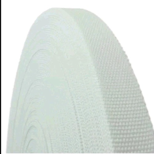 50mm wide white nylon - wide,