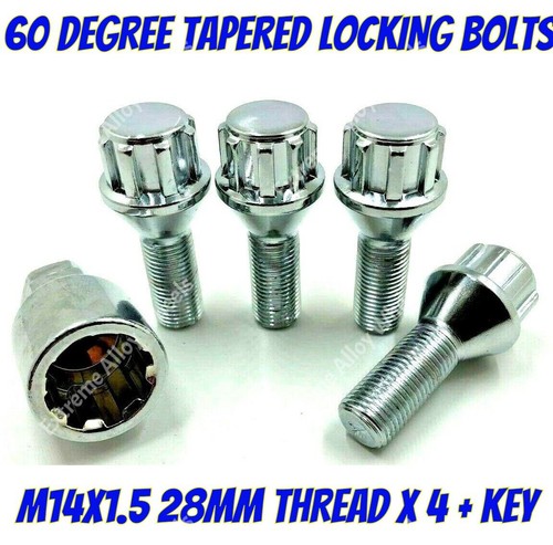 Alloy wheel locking bolts - alloy,
