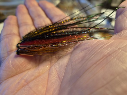 Salmon fly tube sunray - salmon,