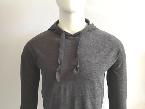 Kyodan hoodie grey hooded long - grey,