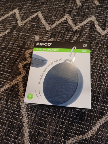 Pifco clip speaker blue - clip, on