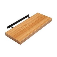 Hudson Oak Beech Walnut Maple Wood Effect Floating Shelf Wall Display Shelves  