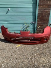 2008 Nissan Micra Front Bumper In Tango Red
