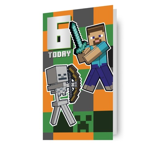 Minecraft age birthday - age, 6