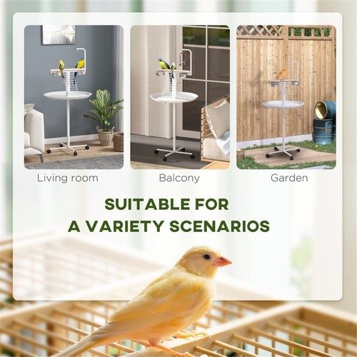 Premium bird stand with wheels - premium,