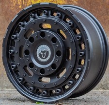 17" VW TRANSPORTER T5 T6 T6.1 ,Wolfrace Explorer Slotmag Matt Black 8j Alloys X4