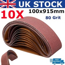 10 Pack Sanding Belts 100 x