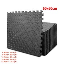 EVA INTERLOCKING FLOOR MATS SOFT FOAM GYM FLOORING MAT YOGA TILES 10 MM 60x60CM