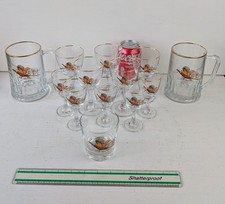 Vintage Flying Pheasant Pint