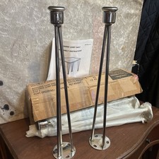 4roxanne Lamp Hairpin Table Chrome Legs 41.5cmx7