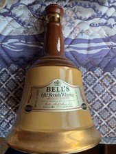 Vintage Bells Scotch Whisky Bell Shaped Ceramic EMPTY Decanter