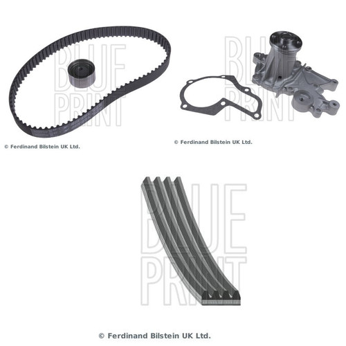 Blue print timing belt - print,
