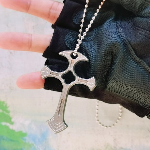Men cross necklace self - necklace,