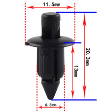 100Pcs Fairing Fender Rivet