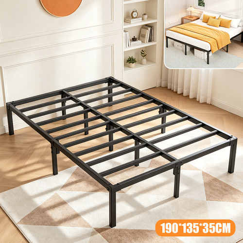 Large strong double bed metal - large,