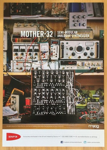 Moog mother magazine ad - mother, 32