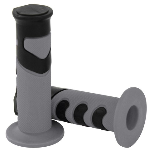 Motocross grips grey black - grips, /