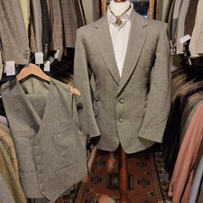 Vintage Mens 42s 34W Tweed 3