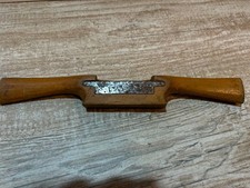 VINTAGE CURVED WOODEN SPOKESHAVE 27cm